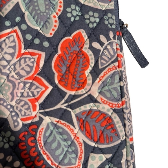 3x25* Vera Bradley Laptop Padded Sleeve Nomadic Floral 11x14” Mint Coral Grey - Picture 6 of 12
